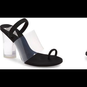 Jeffrey Campbell Mania Lucite Heels. Used.